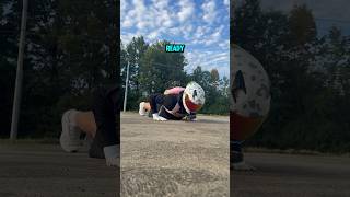 Biker does pushups again shorts like subscribe tiktok [upl. by Eugnimod297]