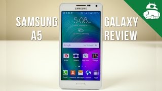 Samsung Galaxy A5 Review [upl. by Whitten984]