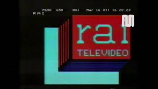 1984 Rai Rete2 Promo TeleVideo [upl. by Thalia]