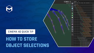 C4DQuickTip 163 How to Store Object Selections in Cinema 4D [upl. by Daniel]