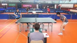 Ding Yi  Yang Chenbowen 1° set Swibro Cup 2013 [upl. by Ylim]