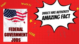 Federal Employment Direct Hire Authority [upl. by Yknip]