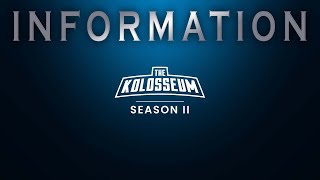 The Kolosseum Season 2 Info Guide [upl. by Gratianna]