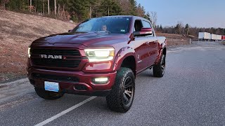 2022 RAM 1500 Laramie Black Widow POV Test DriveReview [upl. by Nirre]