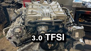 Audi  VW 30 tfsi timing chain installation ASMR [upl. by Dabbs174]