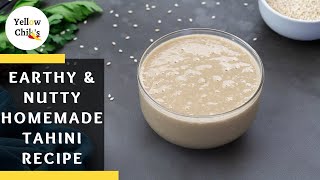 Tahini Recipe Create Heavenly Homemade Goodness in Your Kitchen [upl. by Kcirddor]