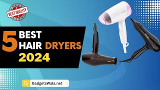 Top 5 Best Hair Dryers in 2024  Best Hair Dryers in India  Smart Gadgets Wala [upl. by Franzen609]