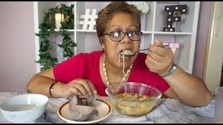 MUKBANG  SAMOA SUPO amp TARO PLUS SHOUT OUT [upl. by Agon816]