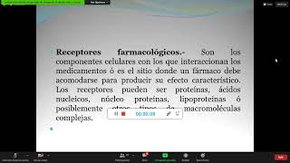 VET111quotDquot CLSE10 RECEPTORES FARMACOLÓGICOS DR RUDY BENJAMÍN FARMACOLOGIA VETERINARIA [upl. by Volin]