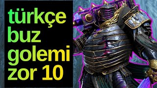 ICE Golem Hard Mode 10 Türkçe Rehberi Raid Shadow Legends [upl. by Ayatnohs]