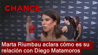 Marta Riumbau aclara cómo es su relación con Diego Matamoros [upl. by Anigger]