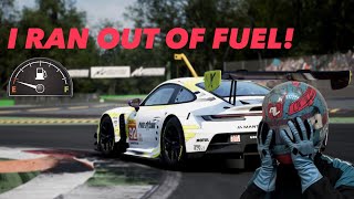 I ran out of fuel Assetto Corsa Competizione Monza gameplay [upl. by Yrrehc]