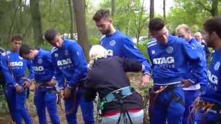 Voetballers De Graafschap in Klimbos Ruurlo [upl. by Alhahs315]