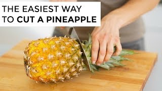 HOW TO CUT A PINEAPPLE  Clean amp Delicious [upl. by Mike781]