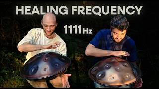 Beyond the Shadows 1111 Hz  1 hour handpan music  Malte Marten amp Dominik Dettling [upl. by Yendahc]