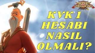 Kvk 1 Hesabı Nasıl Olmalı  Nelere Dikkat Edilmeli  RİSE OF KİNGDOMS [upl. by Ailati414]