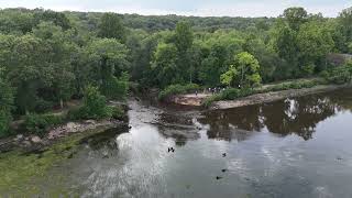 August 18th 2024 Blydenburgh Dam Breach Drone Footage [upl. by Mode910]