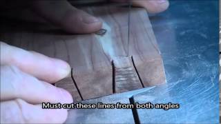 How to make dovetail joints on a scroll saw with spiral blades [upl. by Mascia]