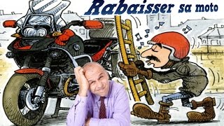 TUTO RABAISSER SA MOTO QUAND ON EST TROP PETIT [upl. by Llednar620]