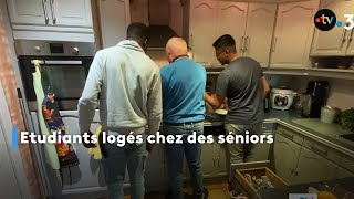 Étudiants logés chez des seniors [upl. by Adnac]