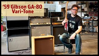 1959 Gibson GA80 quotVariTonequot Amp Demo amp Discussion [upl. by Esac]