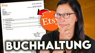 12 typische Fragen und Antworten rund um Etsy Buchhaltung [upl. by Bertila68]