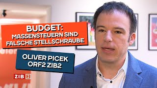 Faire Budgetsanierung statt Massensteuern Oliver Picek in der ZIB2 [upl. by Jp]