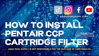 How To Install Pentair Clean amp Clear Plus 420 Filter [upl. by Agamemnon]