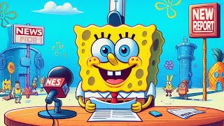 AI Sponge the funniest news broadcast in history [upl. by Blakelee]