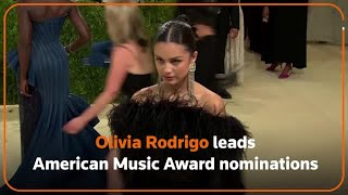 Olivia Rodrigo leads American Music Award nominations [upl. by Nyad]