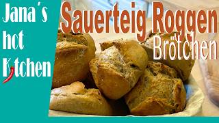 SauerteigRoggenbrötchen selber backen – Schritt für Schritt zum perfekten Frühstück [upl. by Aicilyt]