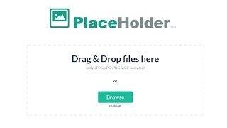 How to Create Placeholder Images for HTML Template [upl. by Hermine]