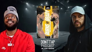 UFC Burns VS Brady  Donttap Best Bets and MMA Picks mma ufc [upl. by Aneev321]