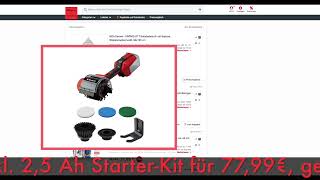 Schnäppchen des Tages 221024  Einhell PICOBELLA AkkuMultiReiniger inkl 25 Ah StarterKit [upl. by Brod]