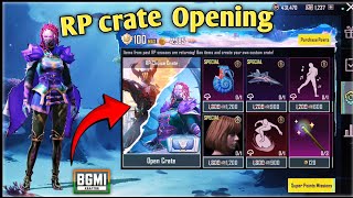 A8 RP Crate Opening In BGMI 🤩 Kya kya Milega Ajj☺️ [upl. by Gagliano71]