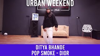 😍 DITYA BHANDE Dancing on POP SMOKE  DIOR  Ysabella Choreography [upl. by Huoh340]