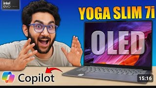 Lenovo Yoga Slim 7i thin amp Light laptopyoga lenovoyogaslim7i Full unboxing video [upl. by Noman]