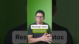 Como restringir datos en tablas de excel tecnologia tipsinformatica excel exceltips tutorial [upl. by Grossman]