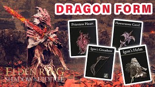 How to Unlock DRAGON Form  Igon Questline Complete Guide ► Elden Ring DLC [upl. by Nonnahc]