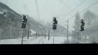 Cab Ride Führerstandsmitfahrt Tauern Nordrampe Februar 2013 [upl. by Yentruok]