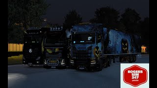 ets2 promods 272 episode 14 halloween specail [upl. by Ellennahc]