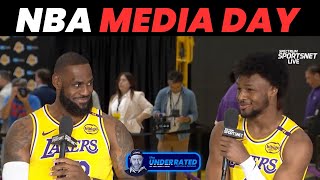 THE BEST OF NBA MEDIA DAY 2024 [upl. by Hulen859]