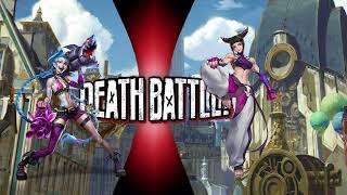 jinx vs juri league of legends vs street fighter death battle song make bye ai [upl. by Naujaj607]