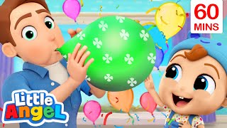 Balloon Song  More Little Angel Kids Songs amp Nursery Rhymes [upl. by Assej963]