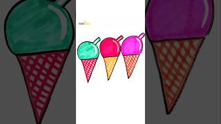 Ice cream 🍦 Drawing  Easy drawing  Asan Drawing  ছবি আঁকা  Very Easy drawing 🥳 [upl. by Cates604]