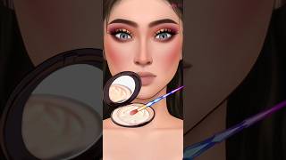 makeup asmr no talking animationshorts youtubeshorts shortvideo shortfeed asmr earcleaning [upl. by Frankel]