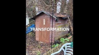 SHED MAKEOVER  ALLOTMENT GARDENING UK [upl. by Funk841]