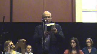 Live at CURVE Seamus Heaney poems read by Declan MCNicholl LCCE [upl. by Ally]