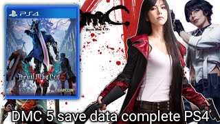 PS4 Devil May Cry 5 save data complete PS4 HEN [upl. by Bilak]