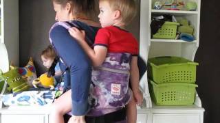 PAXbaby Manduca Toddler amp Baby Instructional Demo [upl. by Ayrb]